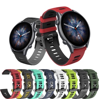 สายนาฬิกาข้อมือซิลิโคน 20 มม. 22 มม. สําหรับ Huami Amazfit Amazfit GTS Bip U Pro GTR 4 3 2 2E