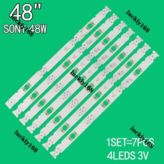 ใหม่ แถบไฟ LED สําหรับ Sony KDL-48W650D KDL-48W653 LB48009 V0_03 LB48009 V1_04 LSY480HN02-F02 LSY480WN02-301 M30900 55V094V-0 NS6S480DND02 1 ชุด