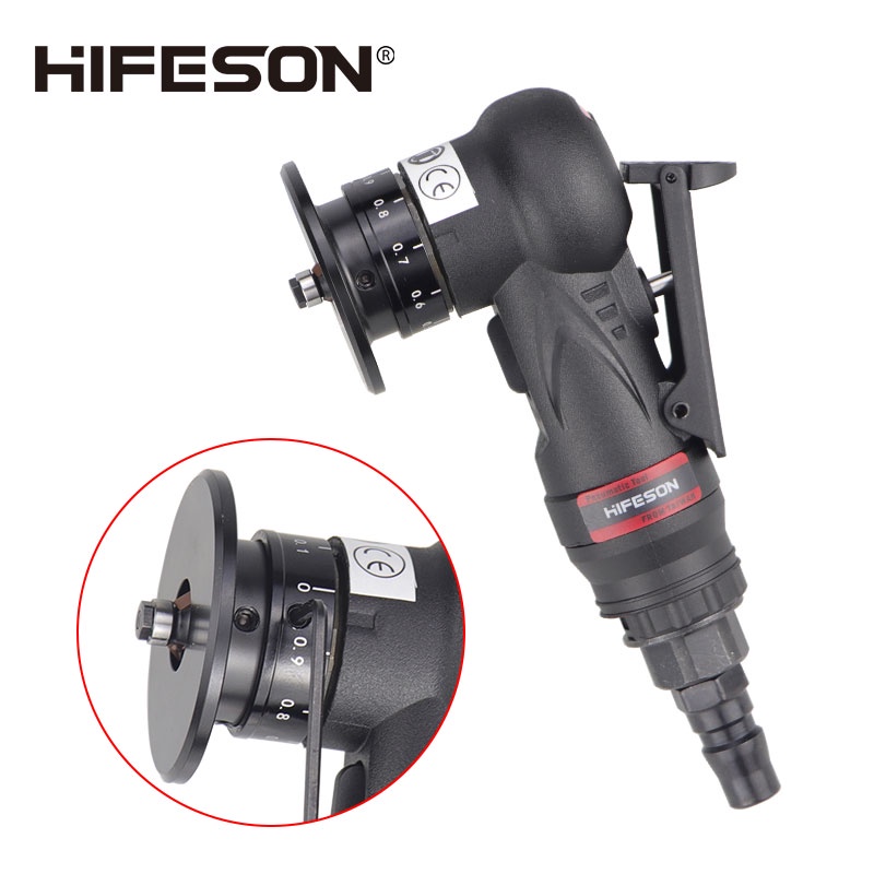 HIFESON Mini-pneumatic Chamfering Machine Hand-held Woodworking Machine Edge Banding Strip Small Arc Trimming Machine 45 องศา