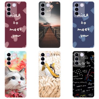 เคส Vivo V27 Pro เคสซิลิโคน TPU ฝาหลัง Vivo V27 V27Pro เคสโทรศัพท์ ลายการ์ตูน แบบนิ่ม