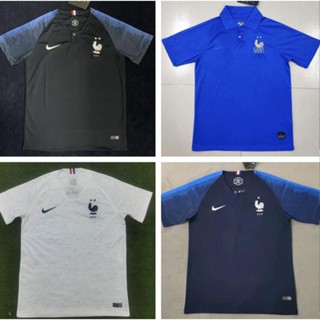 เสื้อกีฬาแขนสั้น ลายทีมชาติฟุตบอล World Cup champion France MBAPPE 100TH 2018 ชุดเหย้า