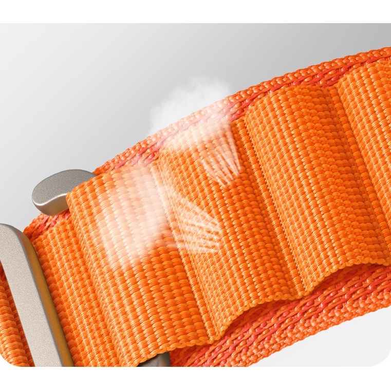 สิ่งทอทอห่วงไทเทเนียม G-Hook Sport Strap เข้ากันได้กับ Watch Series Ultra/10/9/8/7/SE/6/5/4/3/2/1