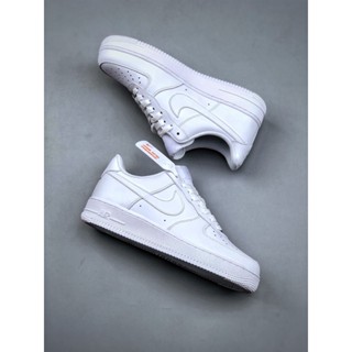 รองเท้าผ้าใบ Air Force 1 AFa low "Triple white" ข้อสั้น สีขาว สําหรับผู้ชาย และผู้หญิง