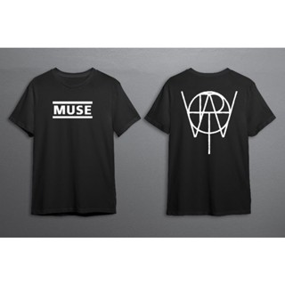 เสื้อยืดแขนสั้น พิมพ์ลายโลโก้ MUSE WOTP