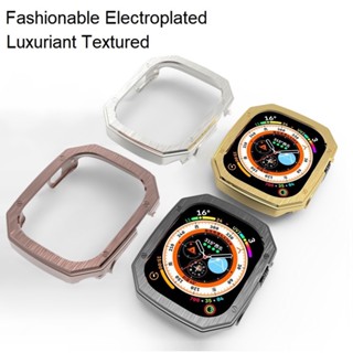 กรอบนาฬิกาข้อมือ PC แบบมีสาย สําหรับ Watch Series8 Series7 Series6 5 4 3 2 1 ขนาด 49 มม. 41 มม. 45 มม. 38 มม. 40 มม. 42 ม. 44 มม.