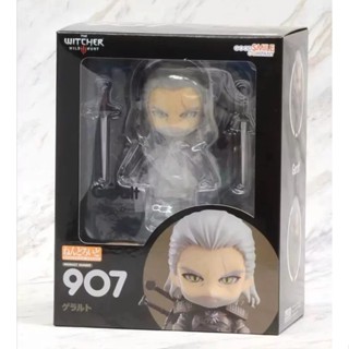 Nendoroid 907 Geralt The Witcher 3 Wild Hunt ฟิกเกอร์ PVC ของเล่นสําหรับเด็ก