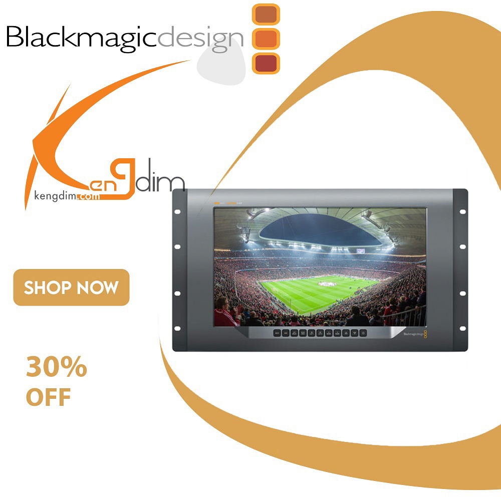 Blackmagic Design SmartView 4K 2 15.6" DCI 4K จอภาพออกอากาศ (6 RU)