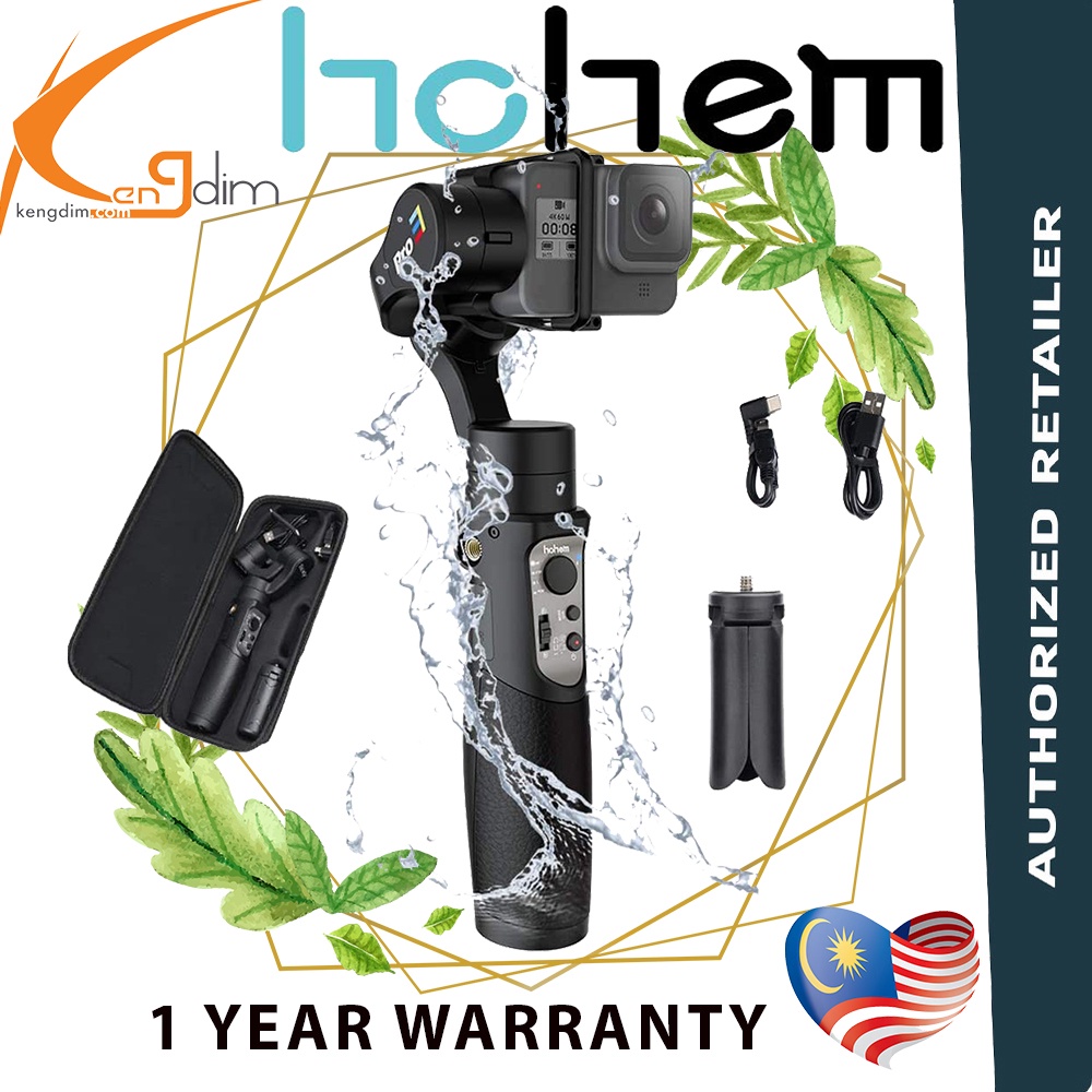 Hohem iSteady Pro 3 Splash Proof 3 แกนมือถือสําหรับกล้องแอ็คชั่นกิมบอล