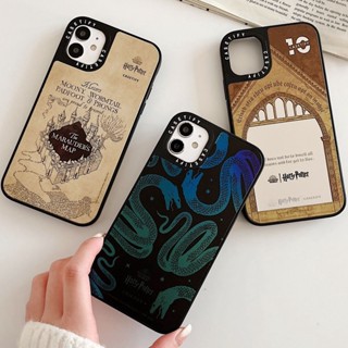 Casetify เคสป้องกันโทรศัพท์มือถือกระจก ลายแฮรี่พอตเตอร์ สําหรับ iphone11 12 13 14 promax x xs xr i7 i8