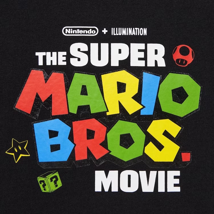 Uniqlo THE SUPER MARIO BROS.  Movie UT (เสื้อยืด แขนสั้น พิมพ์ลายกราฟฟิค) 8629