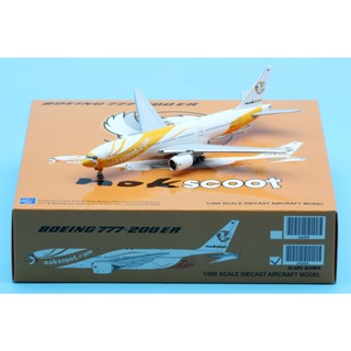Lh4255a โมเดลเครื่องบินบังคับ JC Wings 1:400 NokScoot Airlines Boeing B777-200ER Reg:HS-XBF