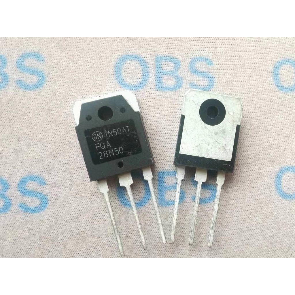 28N50 ((5 ชิ้น) FQA28N50 Field Effect Tube TO-3P 28.4A 500V pxc6 ((5 ชิ้น)