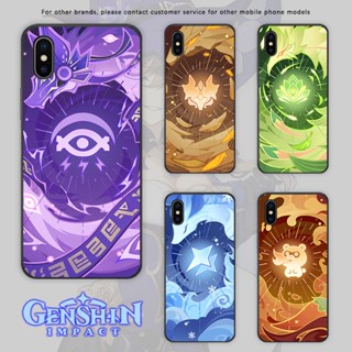 พร้อมส่ง เคสโทรศัพท์มือถือ ซิลิโคนนิ่ม กระจกนิรภัย ลายเกม Genshin Impact สําหรับ keqing kazuha ayaka ayato