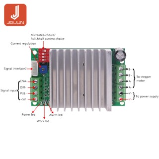 บอร์ดโมดูลควบคุมสเต็ปมอเตอร์ไฮบริด สองเฟส TB6600 4.5A DC 10V-45V TB6560