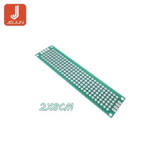 บอร์ดวงจรพิมพ์ PCB สองด้าน 2x8 ซม. 28 diy 1 ชิ้น