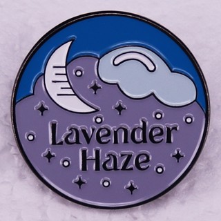 เข็มกลัด รูป Lavender Haze Enamel Pin Music Album Midnights อุปกรณ์เสริม สําหรับตกแต่ง