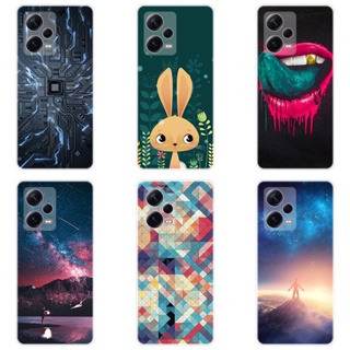 เคสโทรศัพท์ซิลิโคน TPU แบบนิ่ม ลายการ์ตูน สําหรับ Xiaomi Redmi Note 12 5G Note12 5G