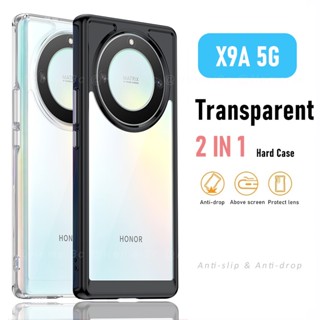 Honor X9a X7a 5G เคสโทรศัพท์อะคริลิคใส กันกระแทก แบบแข็ง