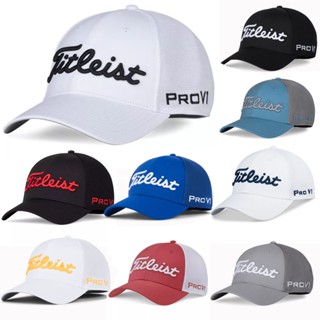 Titleist Titleist หมวกกอล์ฟ หมวกตาข่าย ระบายอากาศ บังแดด หัวใหญ่ ยืดหยุ่น แฟชั่นฤดูร้อน สําหรับผู้ชาย