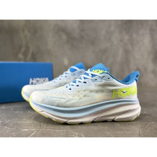 ต้นฉบับ✖️❀✖️✅✅Hoka ONE ONE Clifton Generation 9 รองเท้าวิ่ง ดูดซับแรงกระแทก แบบมืออาชีพ