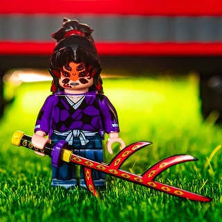 ฟิกเกอร์ LEGO Ghost Slayer: Blade Doll WM6138 Dance Ten Wu Miserable Black Dead Eyes ขนาดเล็ก