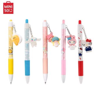 ปากกาเจล 0.5 มม. 6.18 มม. สีดํา สําหรับ Miniso Sanrio Series