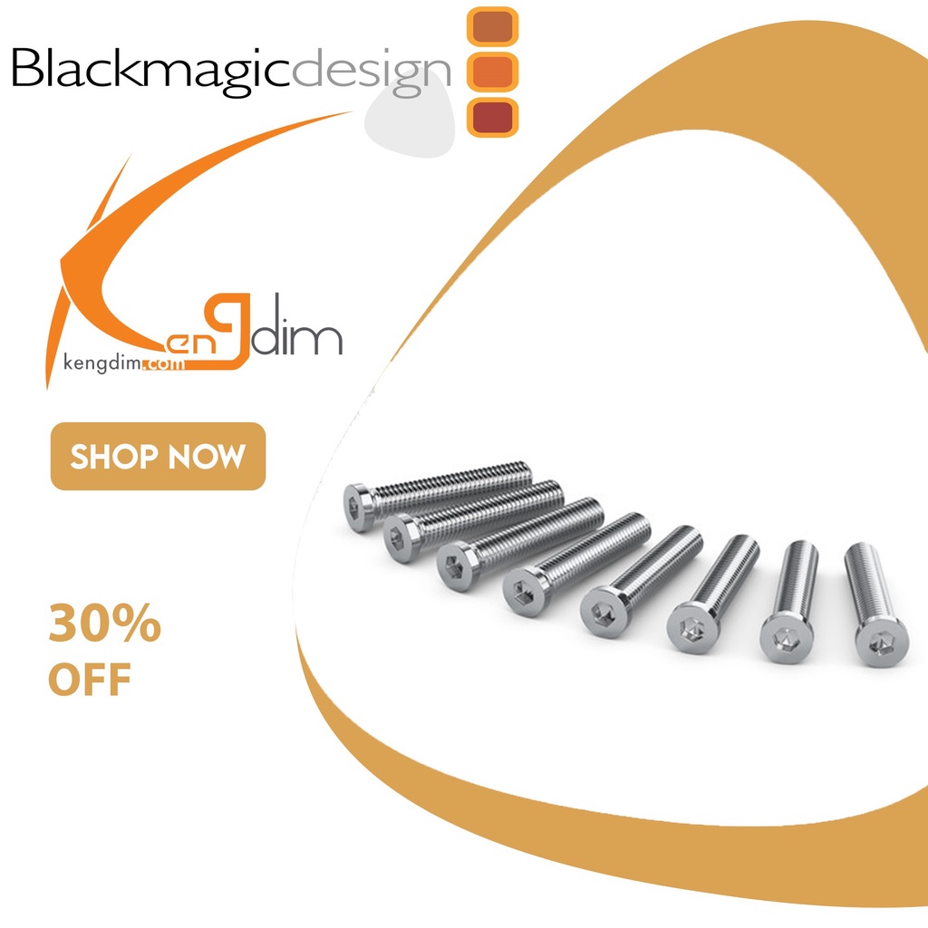 สกรูเมาท์ดีไซน์ Blackmagic สําหรับกล้อง URSA Mini Pro