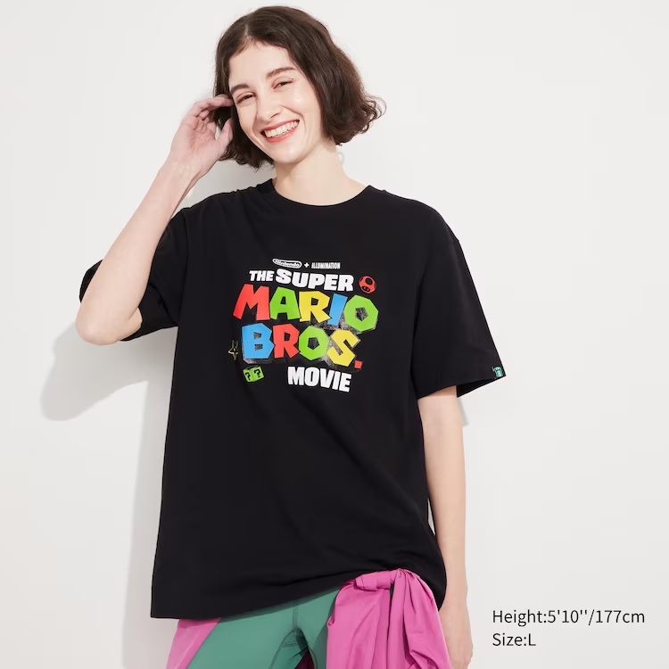 Uniqlo THE SUPER MARIO BROS.  Movie UT (เสื้อยืด แขนสั้น พิมพ์ลายกราฟฟิค) 8629