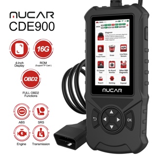 Mucar เครื่องสแกนเนอร์ CDE900 Obd2 2 ฟังก์ชั่น สําหรับรถยนต์