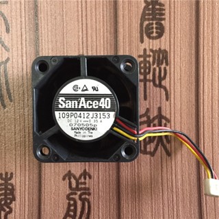 ⭐ พัดลมระบายความร้อน ขนาดใหญ่ 4 ซม. สําหรับ Sanyo 109P0412j3153 12V 0.35A 4028