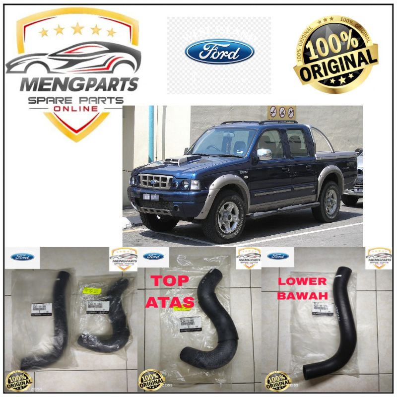 💯% FORD RANGER WL 12 VALVE RADIATOR HOSE TOP AND LOWER PAIP TANGKI AIR WL84-15-186D / WL81-15-185A