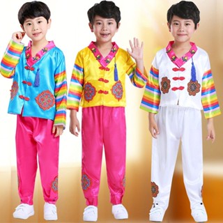 Hanbok hanbok เครื่องแต่งกาย สไตล์เกาหลี สําหรับเด็กผู้ชาย 7.21