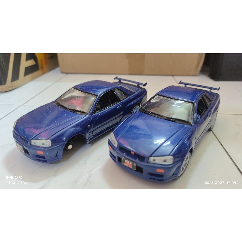 LOT Motormax มอเตอร์สูงสุด 1/24 nissan skyline gtr r34 nismo gtr34 bnr34