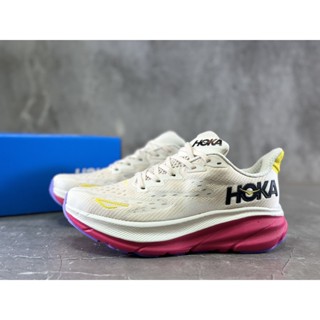 ต้นฉบับ✖️❀✖️✅✅Hoka ONE ONE Clifton Generation 9 รองเท้าวิ่ง ดูดซับแรงกระแทก แบบมืออาชีพ