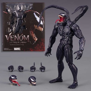 โมเดลสัญลักษณ์ Venom Marvel Spiderman Venom ขยับข้อต่อได้ ของเล่นสําหรับเด็ก