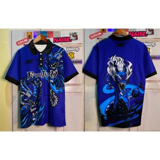 เสื้อโปโล JMT RYUUTATSU BLUE EDITION ไซซ์ XS-3XL 2023