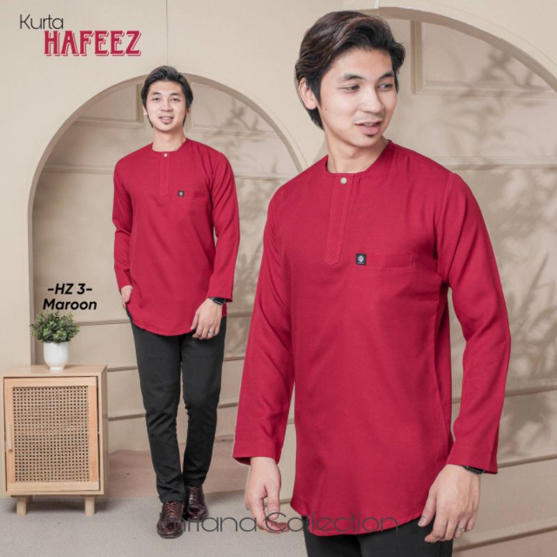 P2 Kurta Hafeez Telk Belanga Neck ไซส์ S so size 4XL