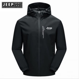 Jeep SPIRIT 1941 ESTD เสื้อกันฝน เสื้อแจ็กเก็ต กันน้ํา ปีนเขา เดินป่า