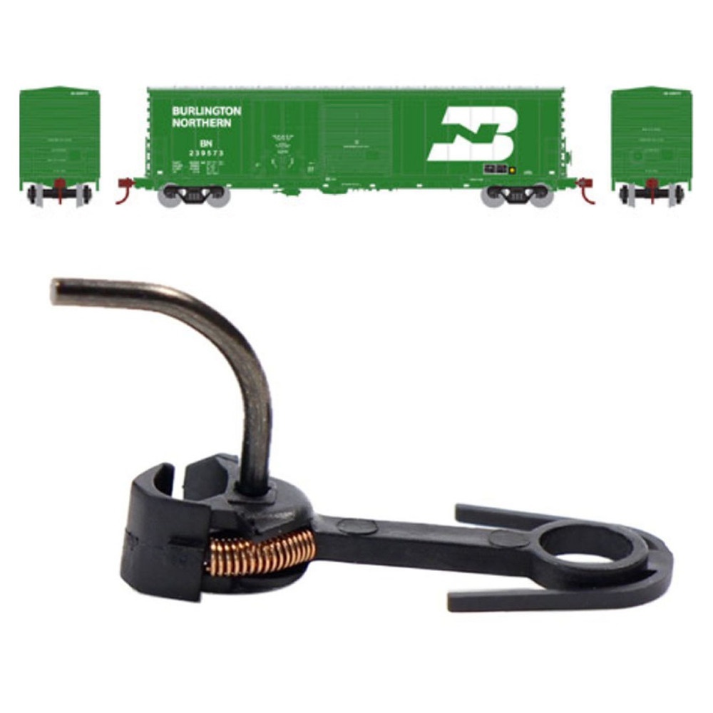 HO Scale รุ่นไฟฟ้ารถไฟ Hook 20 มม.แม่เหล็ก Knuckle Couplers HO Scale Couplers สําหรับ 1:87 Scale รถไ