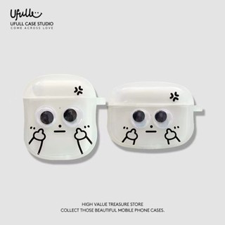 Ufull เคสหูฟังไร้สาย ลายการ์ตูนอิโมติคอนตลก สําหรับ airpods pro