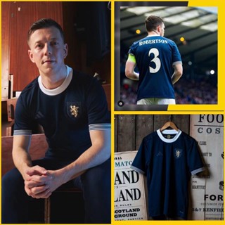 【Player Issue】เสื้อกีฬาแขนสั้น ลายทีมชาติฟุตบอล Scotland 150th Anniversary Edition ชุดเหย้า 23-24 คุณภาพสูง