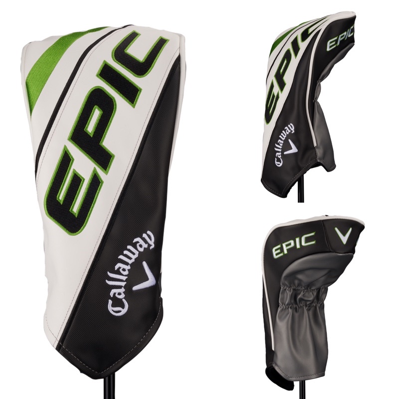 Golf Callaway Epic Speed / Epic Max / Epic Flash Driver & Fairway Wood Headcover (สีเขียว / ดํา / ขา