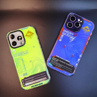 EMO OFF ไล่โทนสี  เคสกันกระแทก iphone 14 pro max เข้ากันได้กับ เคสไอโฟน 14 pro max กันกระแทก