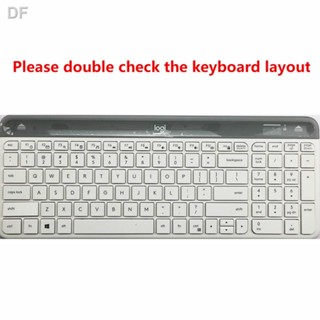 ✨แผ่นซิลิโคนครอบคีย์บอร์ด แบบนิ่ม แบบบางพิเศษ สําหรับแล็ปท็อป Logitech MK470 K580