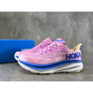 ต้นฉบับ✖️❀✖️✅✅Hoka ONE ONE Clifton Generation 9 รองเท้าวิ่ง ดูดซับแรงกระแทก แบบมืออาชีพ