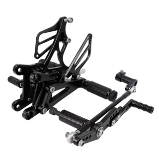 JFG Racing Adjustable Rear FootRest Pedals for YAMAHA YZF R1 2007-2008 Aluminum motorcycle