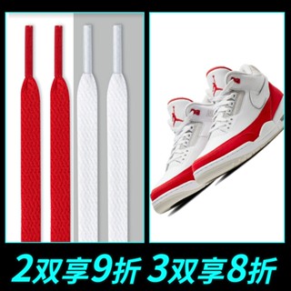 [ชนเผ่าสีหลัก] Air jordan 3 Tinker รองเท้าบาสเก็ตบอล สีขาว สีแดง สําหรับเชือกผูกรองเท้า สีขาว สีแดง เปลวไฟ สีแดง aj1