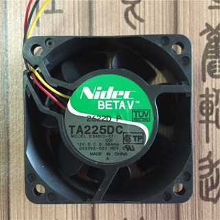 ☍ พัดลมระบายความร้อน Nidec B34605-57 12V 0.58A 6 ซม. 6025