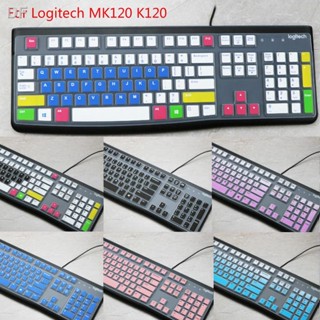 ✨เคสคีย์บอร์ดซิลิโคนนิ่ม แบบบางพิเศษ สําหรับแล็ปท็อป Logitech MK120 K120