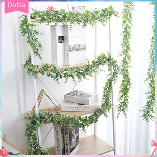 (dottam) พืชใบไม้ประดิษฐ์ หวายใส สําหรับตกแต่งพื้นหลัง DIY